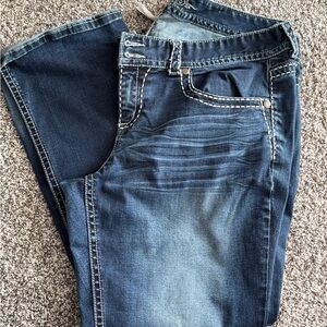 Maurices Dark Blue Boot Cut Jeans